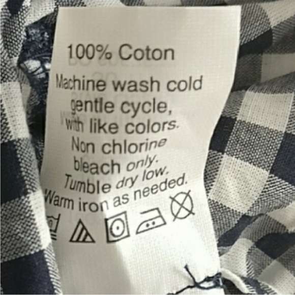 J. Crew Navy and White Gingham Romper Sz. Medium Light weight Brand New - Picture 3 of 7